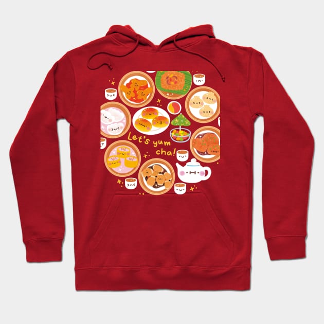 Let’s Yum Cha Hoodie by Figberrytea